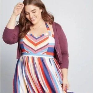 MODCLOTH Frequently Piquant Halter Dress NWT XL